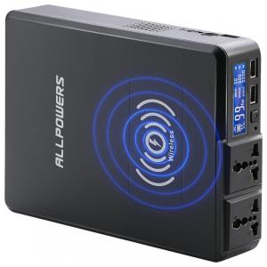 ALLPOWERS Gerador de Energia Solar Portátil 100W 154Wh 41600mAh com 2 Tomadas AC e 2 USB