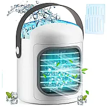 PBOX Climatizador 3 em 1 Portátil 300 mL, a Bateria 2500 mAh, Branco