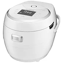 Panela de Pressão Elétrica Multifuncional 1.8L, 16 Definições, Painel Digital, Aço Inoxidável, 890W, 110v, CUCKOO CR 1020F, Branco