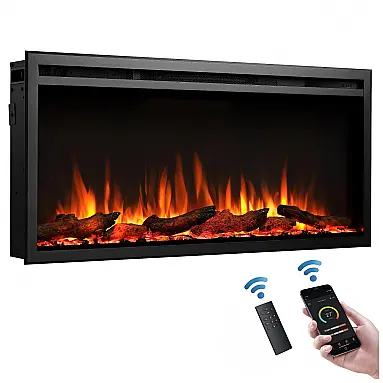 Lareira Elétrica de Embutir A45x101L