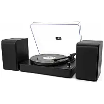 Vitrola Toca Discos Retrô SC 3 Velocidades com Bluetooth e Alto Falantes Embutidos, LPNO.1, 110v, LPNO.1 LPSC 024, Preto