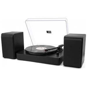 Vitrola Toca Discos Retrô SC 3 Velocidades com Bluetooth e Alto Falantes Embutidos, LPNO.1, 110v, LPNO.1 LPSC 024, Preto