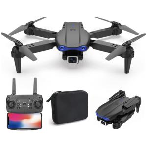 Drone com Câmera HD, Wi Fi e Estojo de Transporte, GANPOS K3, Preto