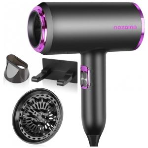 Secador de Cabelo Profissional 2 Velocidades e 3 Temperaturas, 1800W, 110v, NOZAMA CFT002, Preto