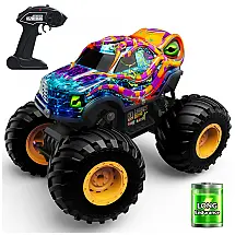 Carrinho de controle remoto 8WD Opmind com controle por gestos luz e spray modelo CV-D700