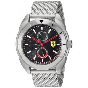 Relógio de Pulso Aço Inoxidável Pulseira Casual Forza Movimento em Quartzo, FERRARI 0830637, Prateado