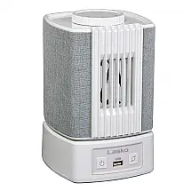 Ventilador de Mesa 2 em 1 com Função Ruído Branco, 110V 21W, LASKO SB101, Branco