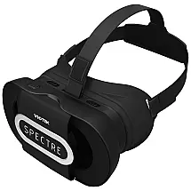 VIOTEK Óculos de Realidade Virtual 3D com Fones de Ouvido e Lente Azul para Celulares de até , Preto