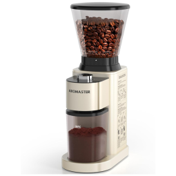 Moedor de Café Elétrico de Aço Inoxidável com 24 Configurações de Moagem, 110V, Aromaster