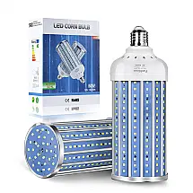 Lâmpada LED 500W 6500 Lumens 5000K Branca com Base E26, E27, 2 Unidades, FANNICOO, Branco