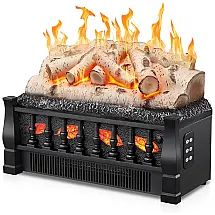 Lareira Elétrica ZAFRO 60x36cm 1500W Chamas 3D Holográficas Portátil 110V