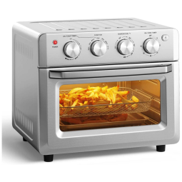 Forno Elétrico de Bancada 7 em 1, 18L com Função Air Fryer, Cozimento Uniforme de 360°, 5 Acessórios e Livro de Receitas, 110V 1550W, SIMOE