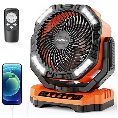 Ventilador Portátil Recarregável com Bateria