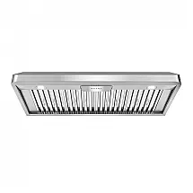 Coifa Sob Armário COSMO Haven Collection Inox 121cm, 850 m³/h, 3 Velocidades, LED, Modelo COS-QB48, 120V