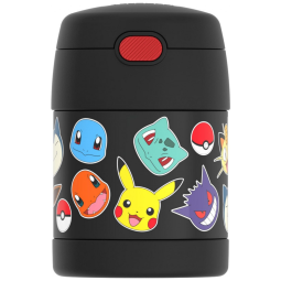 Pokemon Frasco Térmico para Alimentos 300mL em Aço Inoxidável com Colher, THERMOS F3102PM6, Azul