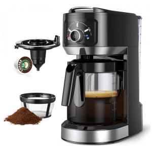 Máquina de Café Expresso com Tanque de 14 Xícaras, 110v, BOLY, Preto