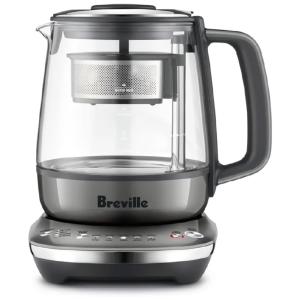 Chaleira Elétrica com Infusor Automático, 1L 1400W, 110v, BREVILLE BTM700SHY1BUS1, Cinza