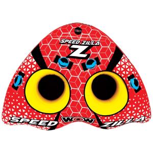 World 20 1000 Boia Rebocável Aquática para 2 Pessoas, WOW SPORTS, Vermelho