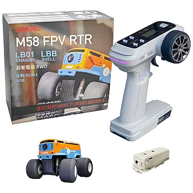 Mini Carro RC Escala 1:58