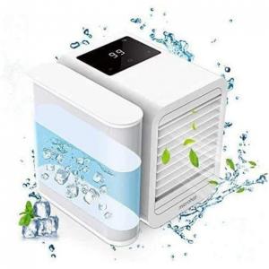 Climatizador de Ar HOMFUL, Individual, 3 em 1, USB, 3 Velocidades, Branco 110V