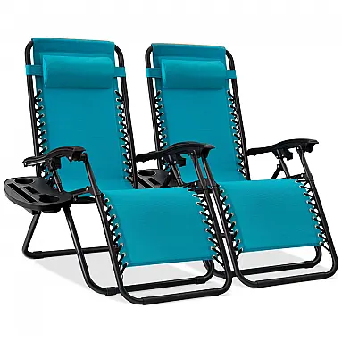 Conjunto de 2 Cadeiras Reclináveis