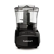 Mini Processador de Alimentos 3 Xícaras, 110V 220W, Cuisinart CCH3BK, Preto