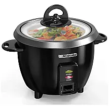 Panela de Arroz Elétrica até 10 xícaras não Cozidas, 110V, Mishcdea, Preta