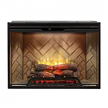 Lareira Elétrica Embutível DIMPLEX Revillusion 106,7 cm (42") Fundo de Tijolo Aquecimento 1000 W para Sala