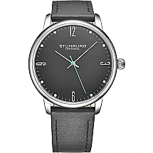 Relógio Masc 3997Z, Watch, Quartzo, Resistente 50m, STUHRLING 3997B.3, Cinza