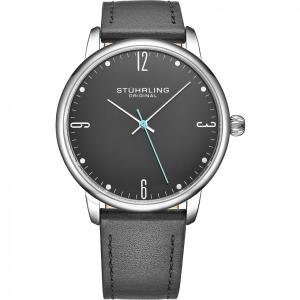 Relógio Masc 3997Z, Watch, Quartzo, Resistente 50m, STUHRLING 3997B.3, Cinza