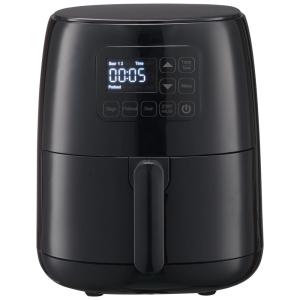 Fritadeira Elétrica Air Fryer 6 em 1, 2,4L com 100 Opções de Menu e Personalizável, 110V 1300W, Preta