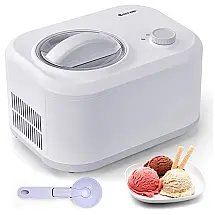 COSTWAY 24899US WH CYPE Máquina de Sorvete Automática 1.1L, 110V, Branca