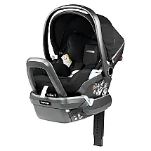 Cadeira de Carro Infantil com Base e Barra Anti-Rebote, para Bebês de 1,8 kg a 15,8 kg, Peg Perego Primo Viaggio, Preta