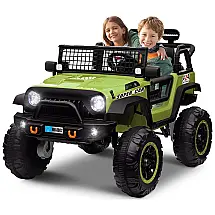 Carro Elétrico Infantil a Bateria 12V com MP3, Suspensão de Mola e Controle Remoto, OTTARO, Vermelho