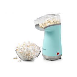 Pipoqueira de Ar Quente Nostalgia 3,8 Litros: Pipocas Crocantes sem Óleo - Medidor de Milho - Design em Inox Aqua - Saúde e Sabor!