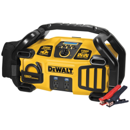 DEWALT DXAEPS2 Carregador de Bateria Automotiva Portátil, 2800 picos 14s, inversor de 1000W e compressor de ar 120 PSI
