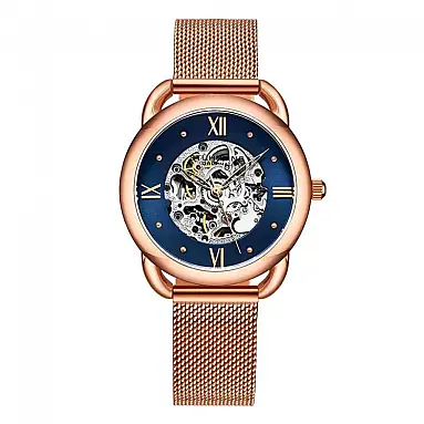 Relógio Stuhrling Automático 36mm Azul,