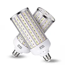 Lâmpada LED 500W 6000 Lumens 6500K Branca com Base E26, 2 Unidades, AUZER, Branco
