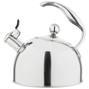 Chaleira de Chá 2.6L com Apito, Aço Inoxidável, VIKING 40018 9339SB, Prateado