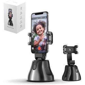 Suporte para Celular com Rastreamento de Rosto 360 Automático, JOURMIND, Branco