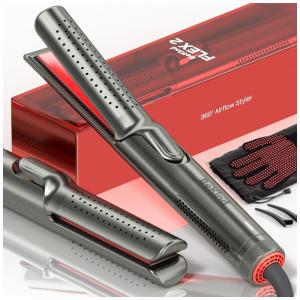 Prancha de Cabelo 2 em 1 Profissional com Placas Flutuantes, Bivolt, BEKIND, Cinza