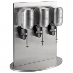 AvaMix ADM3 Misturador de Bebidas Freestanding com Três Spindles Prata 120V
