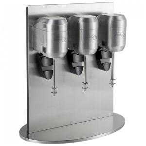 AvaMix ADM3 Misturador de Bebidas Freestanding com Três Spindles Prata 120V