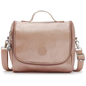 Kichirou Bolsa Feminina em Detalhe Metálico Alça Ajustável Rose Gold, KIPLING 100254200, Rosa