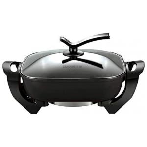 Panela Elétrica Multifuncional 5L Antiaderente com Controle de Temperatura, 1500W, 110v, DHDH, Preto