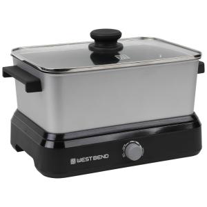 Panela Elétrica de 5L com Controle de Temperatura, 500W, 110v, WEST BEND 87905, Cinza