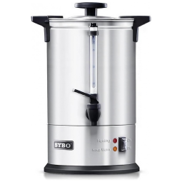 Chaleira Comercial SYBO Urna para Café Aço Inox Capacidade 18 L 120 Xícaras Filtro Reutilizável 110-120V