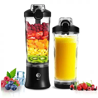 Liquidificador portátil NexaEase 600ml preto