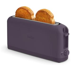 Torradeira Elegante Bella 2 Fatias, Ajuste de 6 Níveis, Funções Reaquecer e Cancelar, Bandeja Removível, Slot de 25cm