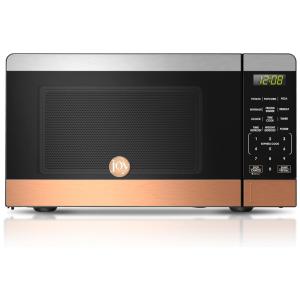 Micro Ondas de Bancada em Aço Inoxidável 19L com 6 Programas, 110V 700W, JOY, Prata